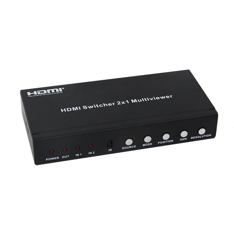 Высокое качество V1.3 2x1 HDMI многофункциональная коробка 1080P 2 в 1 выход