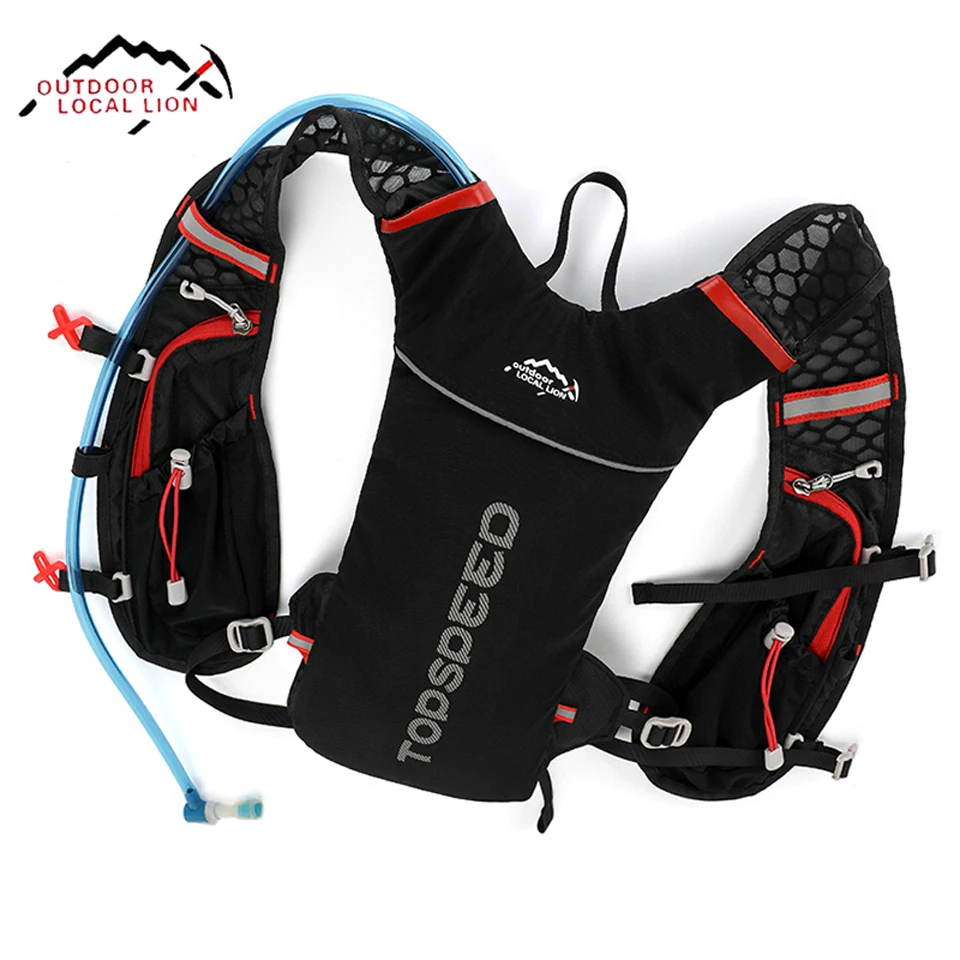LOCAL LION Running Bag, Bicycle Running Backpack, Cycling 2L Hydration Rucksack, Men Sport Bag, Waterproof Riding Bike Back Pack