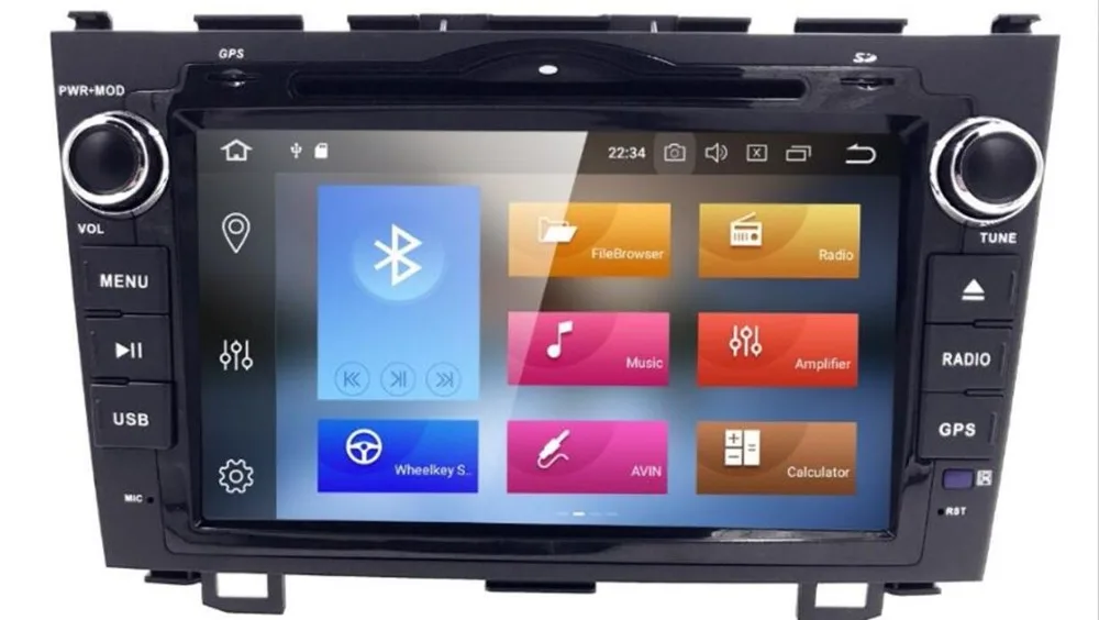 

Android 8.1 HD 1024*600 Car DVD Player Radio For Honda CRV 2007 2008 2009 2010 2011 4G WIFI GPS Navigation Head Unit 2 din 2GRAM