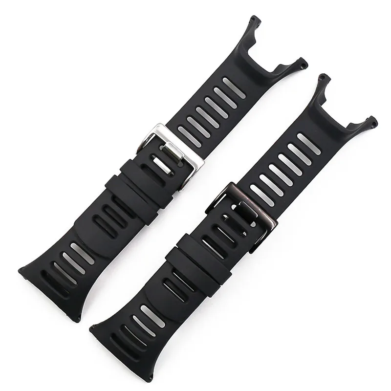 Men watch band Rubber strap watch accessories pin buckle for Suunto Ambit1 2 3P SPORT RUN outdoor sports strap female bracelet