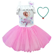 Girls new dress fancy nancy beautiful Nancy Cosplay girls birthday party dress sling tutu fancy nancy nancy clancy seeks a fortune