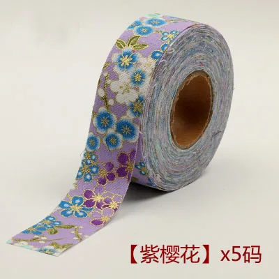 Японский ветер ретро печатных хлопок кимоно ткань патч C лентой швейные ткани для лоскутного шитья, Тильда Ткань 5 ярдов - Цвет: Светло-серый