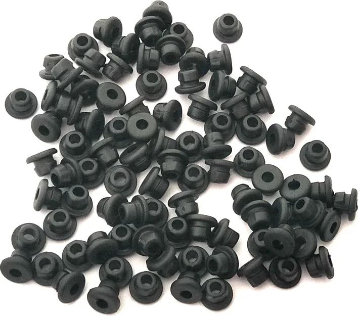 

1000Pcs T Type New Arrival HOT Tattoo Accessory Black Rubber Tattoo Grommet Nipples Band for Tattoo Machine Supply