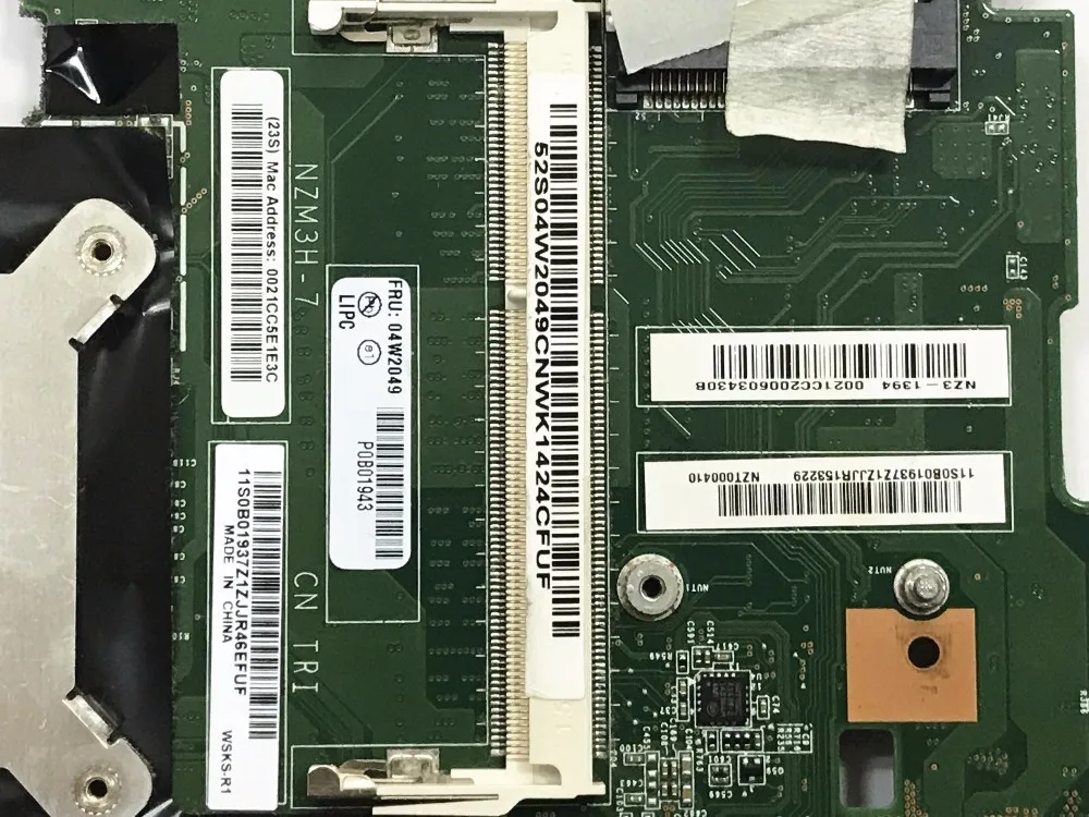 Высокое Качество MB 04W2049 для Lenovo ThinkPad T420 материнская плата ноутбука LNVH 41 PGA989 SLJ4M QM67