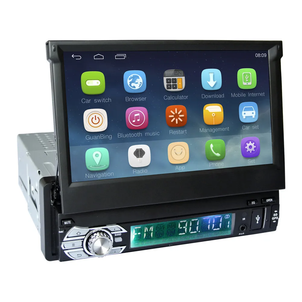 7 Capacitive Touch Screen 1Din Car Android 6 0 Radio Stereo 1024 600 Universal For BT