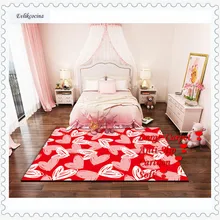 Любовь ковер с сердечками домашняя площадь Напольный Коврик Гостиная Moqueta Suelo спальня Tapete Para Sala Alfombra dormitorio