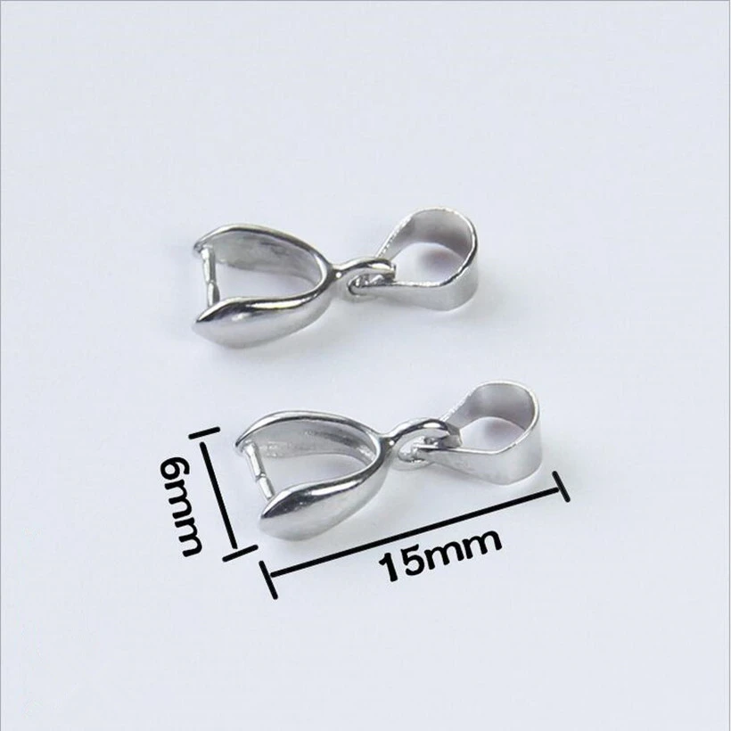 Wholesale 50PCS Jewely Making Smooth Silver Pinch Bail Earring Hook Ear Wire 006 Wholesale 50PCS Jewely Making Smooth Silver Pinch Bail Earring Hook Ear Wire 006