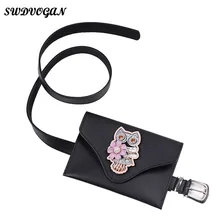 Новинка, модная Женская поясная сумка с мультяшным рисунком, сумка на пояс, роскошная брендовая сумка для денег, телефона, поясная сумка, женская сумка-кошелек