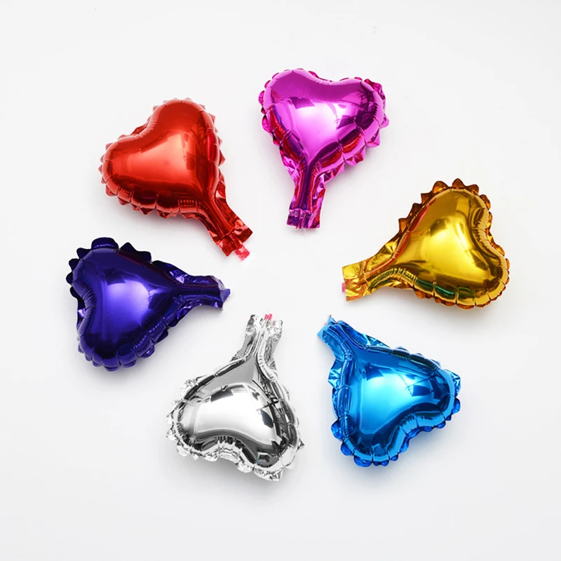 5 Inch Heart Shaped Foil Balloon Wholesale Helium Balloons Inflatable