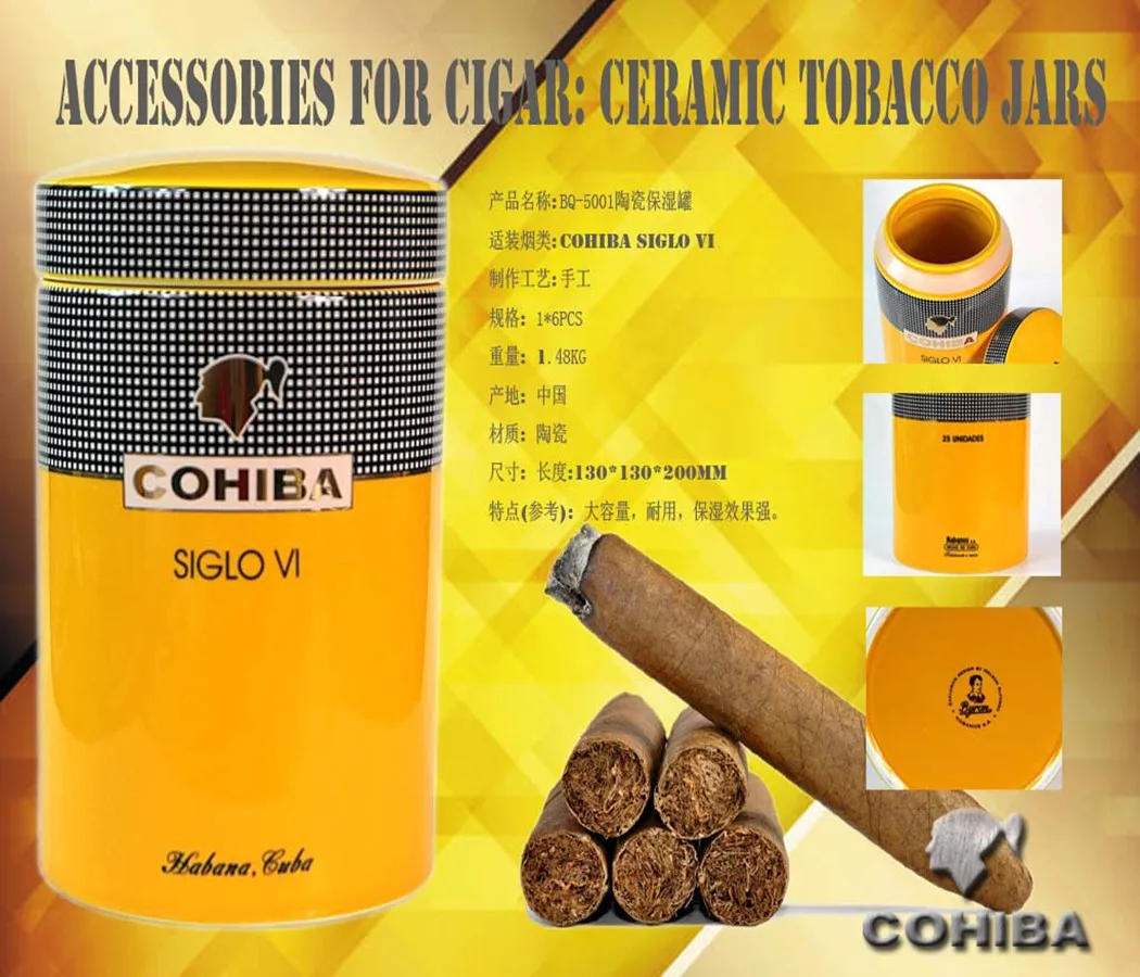 Cohiba ceramic cigar Case Humidor Online