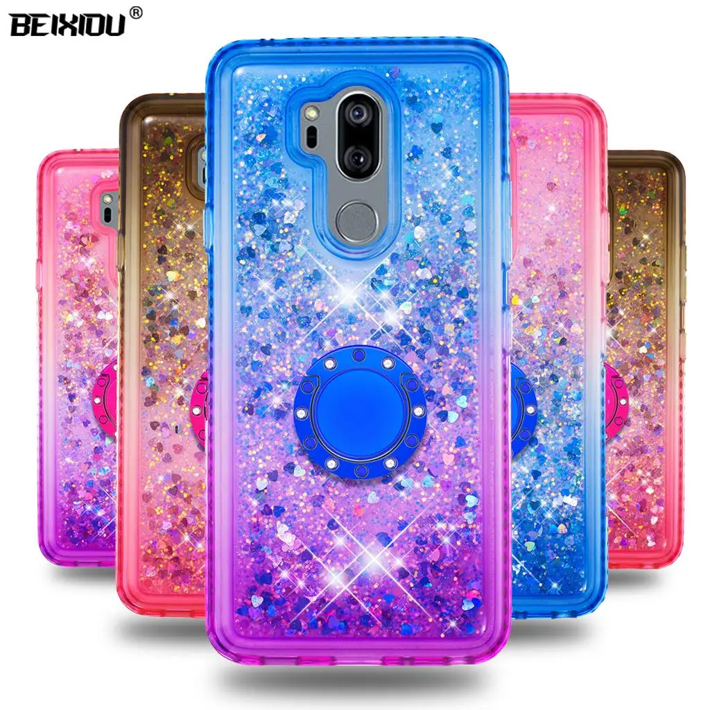 Quicksand bling Phone Case For LG G7 ThinQ Cover TPU Back G710EM G710PM G710VMP G710ULM G710EMW 6.1&quot |