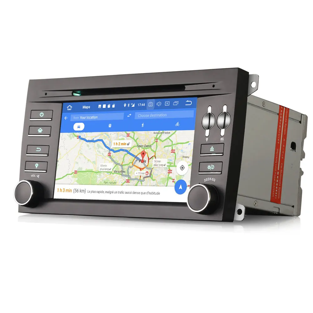 Cheap 7" Android 9.0 OS Car DVD Multimedia Navigation GPS Radio for Porsche Cayenne 2003-2010 with External DAB+ Receiver Box Support 2