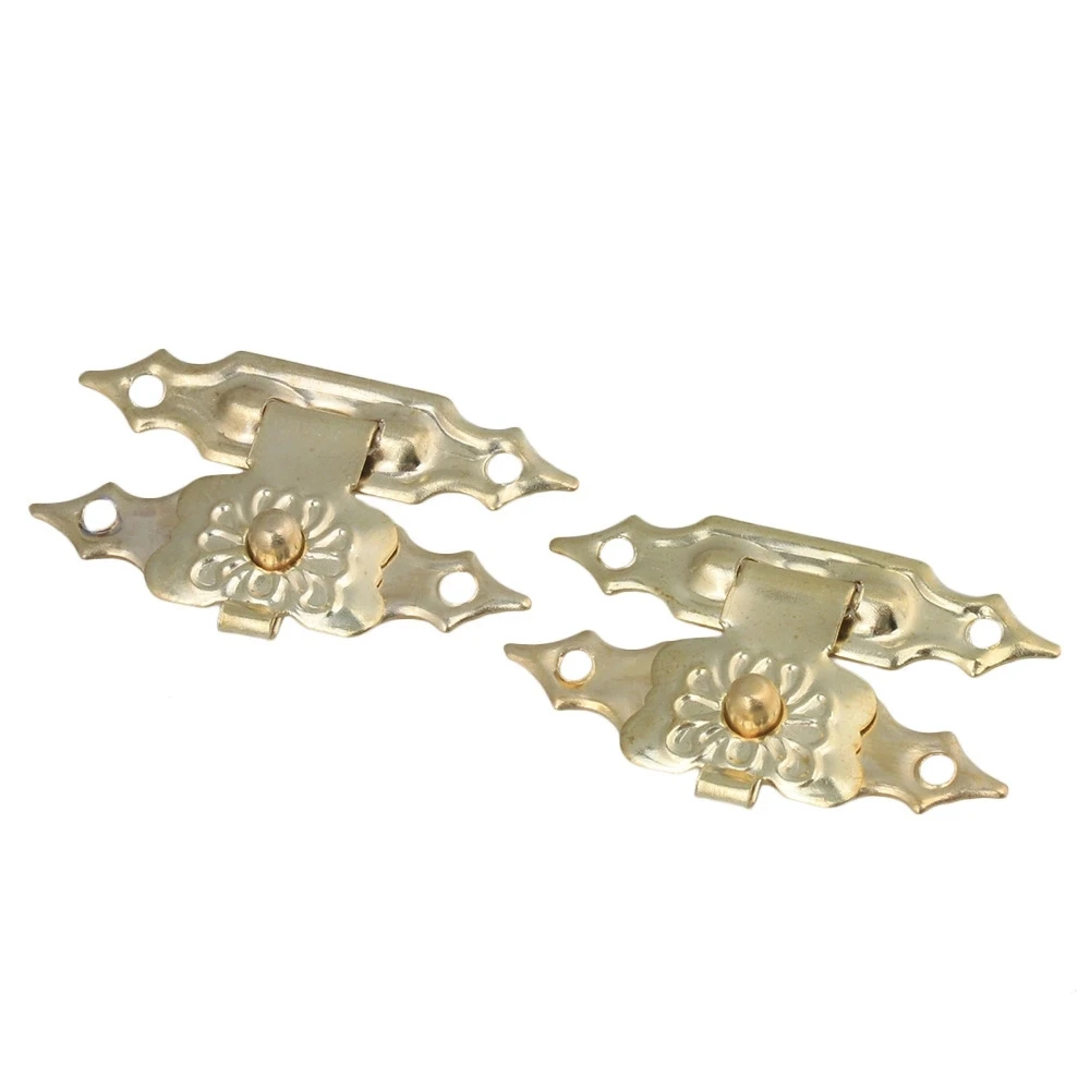 30 x Home Decorative Mini Jewelry Case Box Latch Flower Catch Buckle