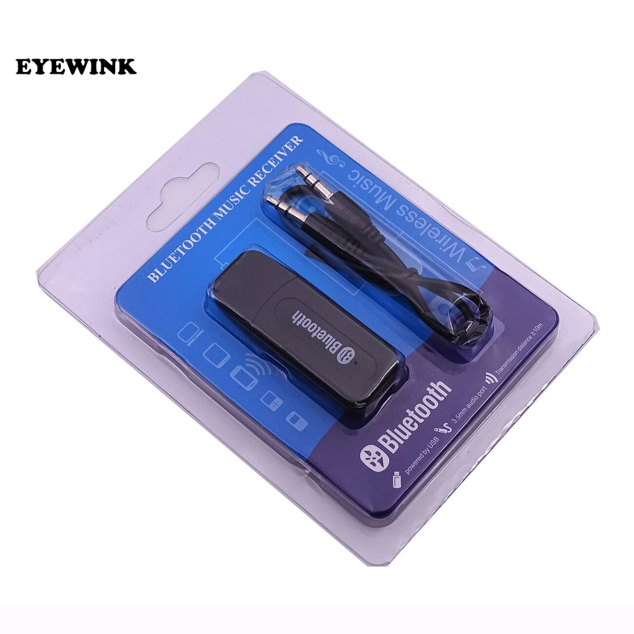 

USB dual output Bluetooth audio receiver, Bluetooth adapter, Bluetooth music receiver