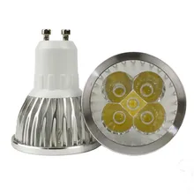 10 шт. высокомощная Светодиодная лампа с регулируемой яркостью GU10, светодиодный светильник 3 Вт 4 Вт 5 Вт 6 Вт 8 Вт 9 Вт 10 Вт 12 Вт 110 В-240 В, Светодиодный точечный светильник, светодиодная лампа