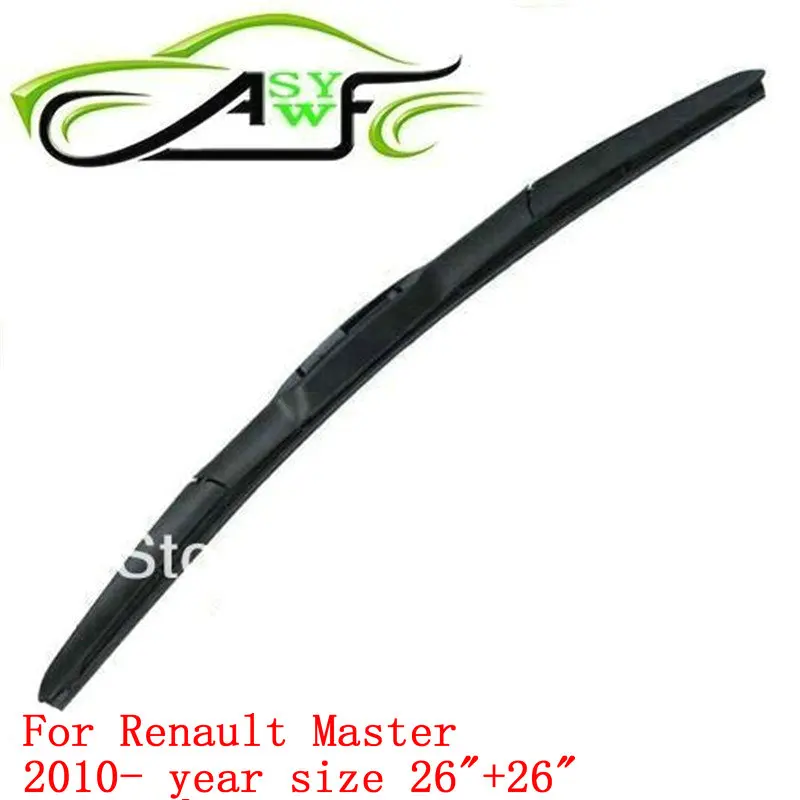 Free shipping car wiper blade for Renault Master (2010 onwards), 26"+26