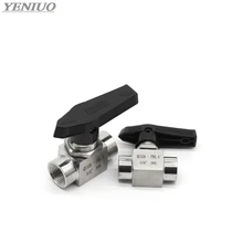 Внутренняя резьба шаровой клапан 1/" 1/4" 3/" 1/2" 3/" BSP Нержавеющая сталь 304 высокого давления высокой температуры 2 ходовой шаровой кран