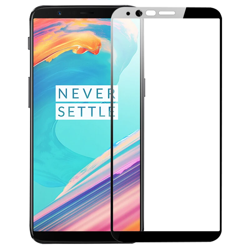 

2.5D Full Cover Tempered Glass For Oneplus 6 5 5T 3 Screen Protector For Oneplus 5 3T 1+6 Toughened Protective Glass Film