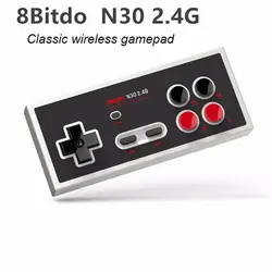 8 Bitdo N30 2,4 г Беспроводной Bluetooth геймпад для NES Classic контроллер издание Беспроводной геймпады приемник Joypad контроллер