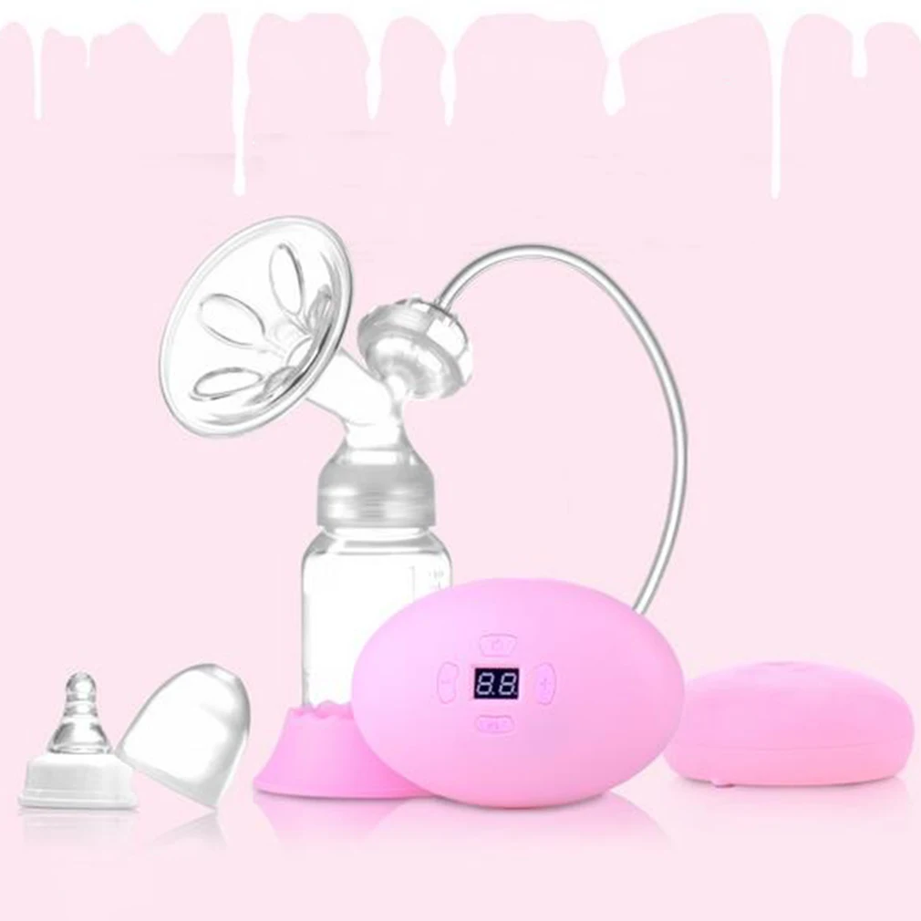 

Professional Pink Electric breast pump with USB cable Kit Set Light Weight Hands-Free