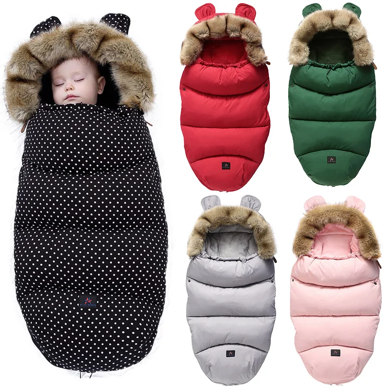 Sleeping Bag for Baby Diaper Cocoon Newborns Winter Warm Envelopes in
