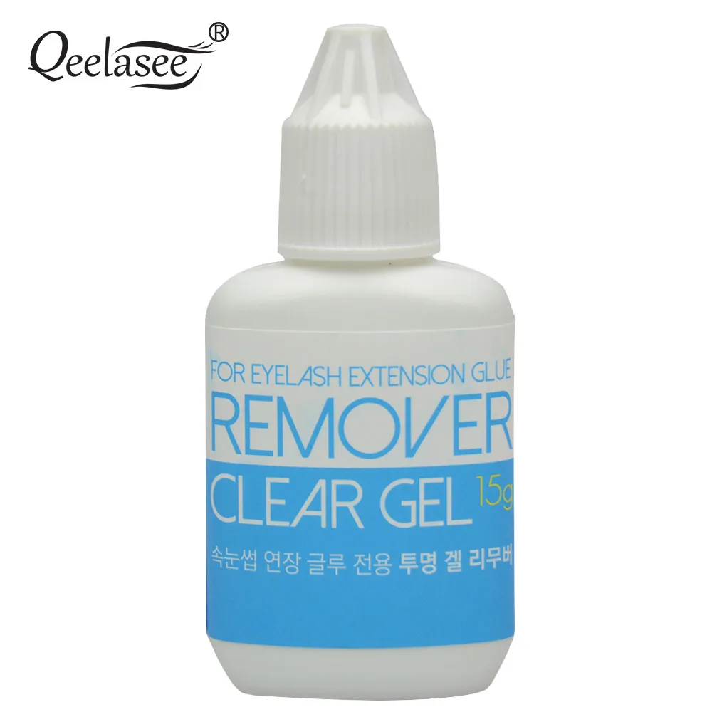 

Clear Gel Remover for Eyelash Extension Glue from Korea Removing Eyelash Extensions 15g/bottle