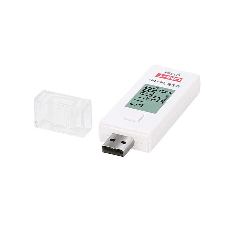 UNI-T USB Tester Voltmeter Ammeter UT658 UT658B Digital LCD Voltage Monitor Current Meter Capacity Tester 9V 3A With Backlight