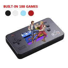 Мини портативная игровая консоль сокровище зарядка для мобильного телефона контроллер портативное зарядное устройство Встроенный 188 классические игры USB интерфейс
