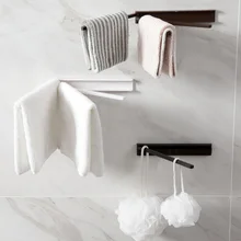 Вращающаяся стойка для полотенец вешалка для ванной кухни штанга настенная вешалка для полотенец Держатель фурнитура аксессуар