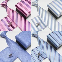 Модные мужские галстуки Пейсли карманные Квадратные запонки набор для мужчин деловые свадебные костюмы жаккардовый тканый шейный платок