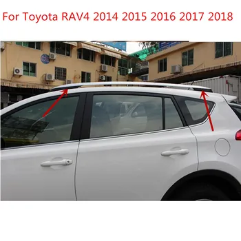 

For Toyota RAV4 2014 2015 2016 2017 2018 ,Roof Rack Rail With Screws Roof Luggage Carriers Baggage Cover Car-Styling