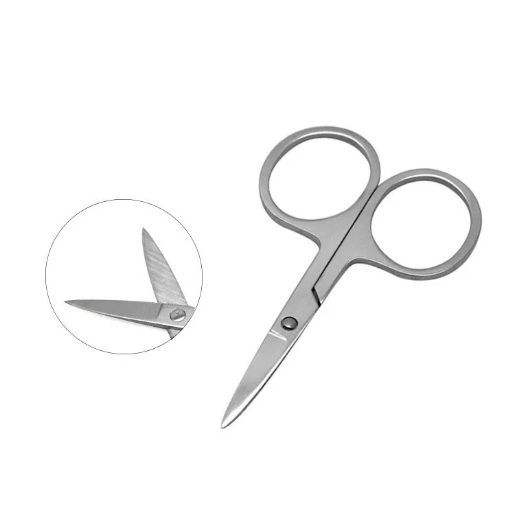 

Stainless Steel Makeup Scissors Small Eyebrow Scissors Cut Makeup Tool Korea Manicure Nose Eyebrow With Sharp Head