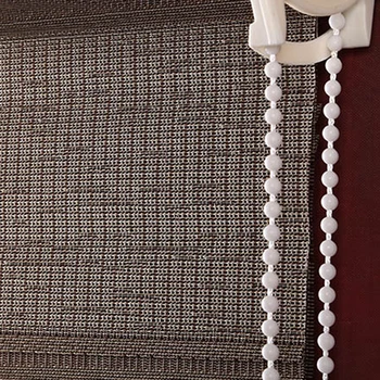 

New arrival high quality window shade roller zebra blinds jacquard blind customized size with transparent crystal bead chain