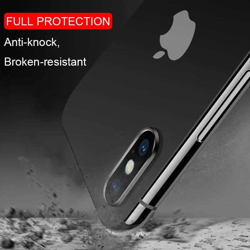 Стекло на iPhone XS Max XR X 10 7 8 Plus 9H твердость объектива камеры закаленное стекло+ металлический задний объектив защитное кольцо для iPhone