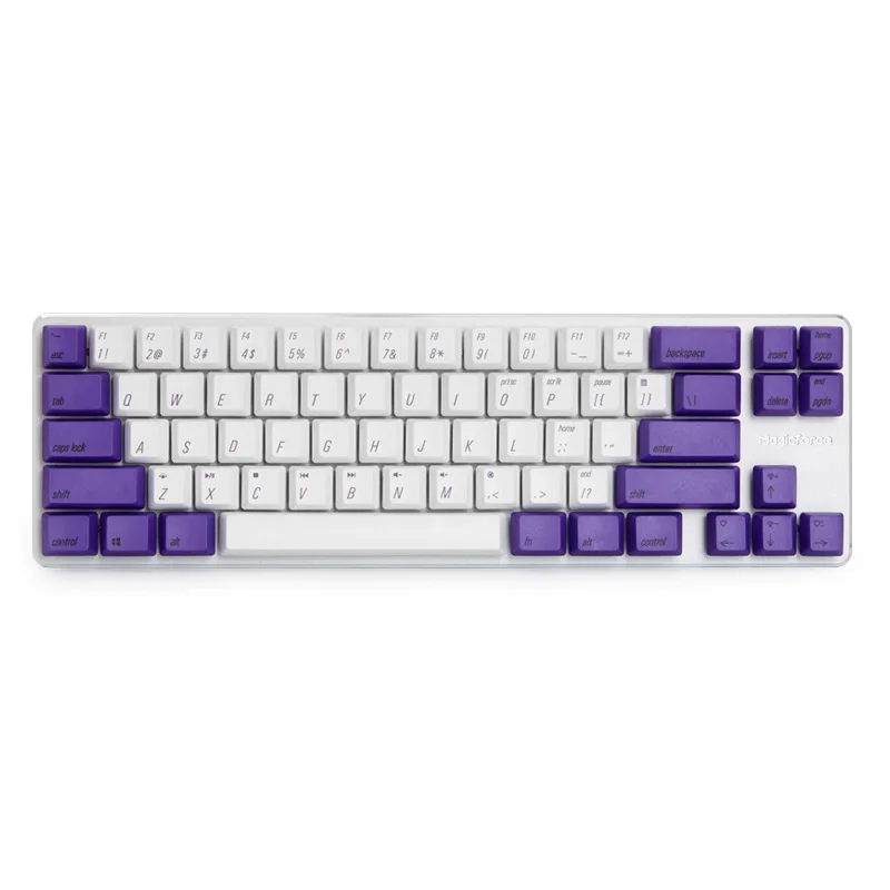 Все новые Qisan Magicforce 68 PBT сублимационная Версия USB Проводная Механическая клавиатура с подсветкой Gateron Cherry Axis