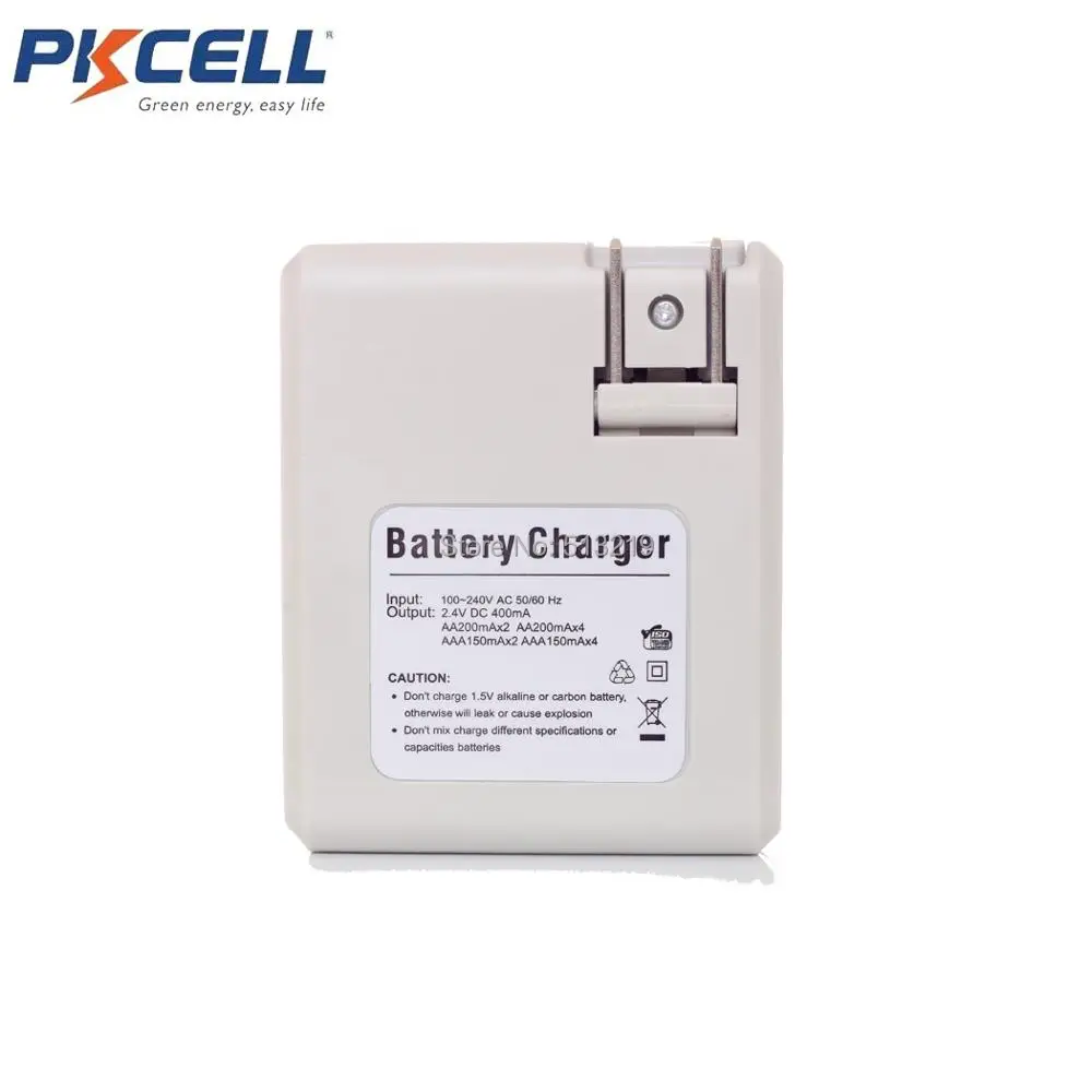 8174 PKCELL AA зарядное устройство s с 4 слотами для AA/AAA NiCd NiMh аккумуляторы ЖК дисплей