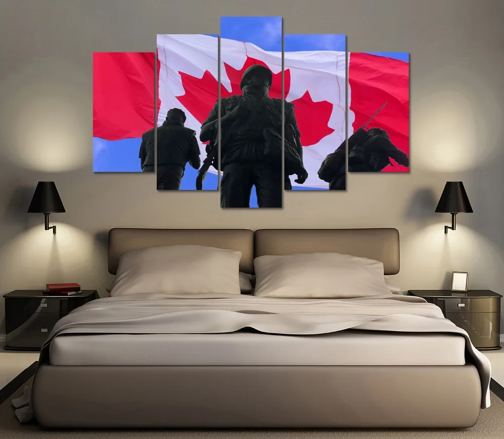 Canada flag Soldiers-4