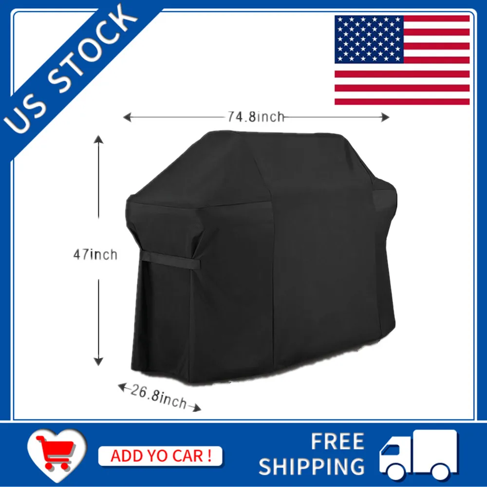 

Barbecue BBQ Grill Cover With Storage Bag for Weber 7109 Summit 600 Genesis Gas Grills Camping BBQ Tools Accessories Outdoor