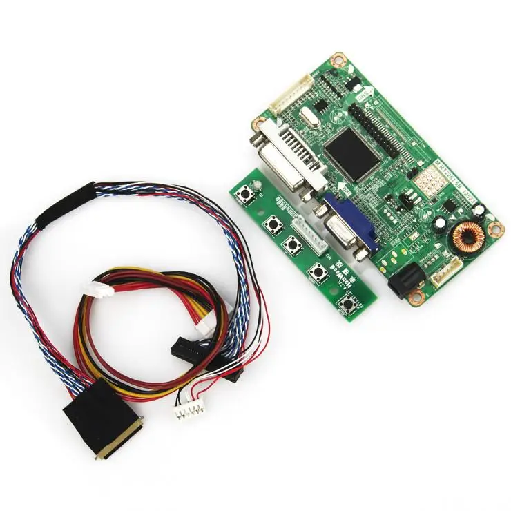 Плата драйвера ЖК-контроллера (VGA DVI) для LP156WH2 (TL) (Q1) N156BGE-LB1 15 6 дюйма 1366*768 |
