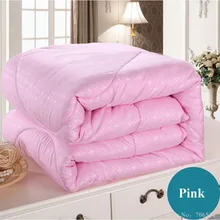 Weiß rosa beige maulbeerseide tröster/decke/tagesdecken/bettwäsche/bettwäsche/quilt füllstoff könig königin in voller twin sommer & winter