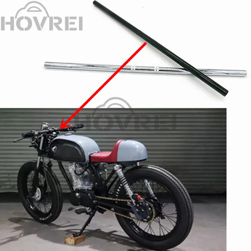 7/8" 22mm universal Motorcycle retro Straight Drag Bars Handle Handlebar for Yamaha Suzuki