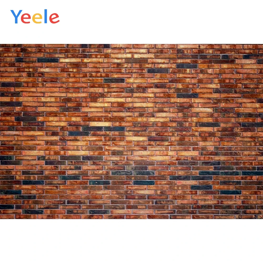 

Yeele Brick Wall Photography Backgrounds Scene Brown Backdrops Party Customize Vinyl Banner For Photo Studio
