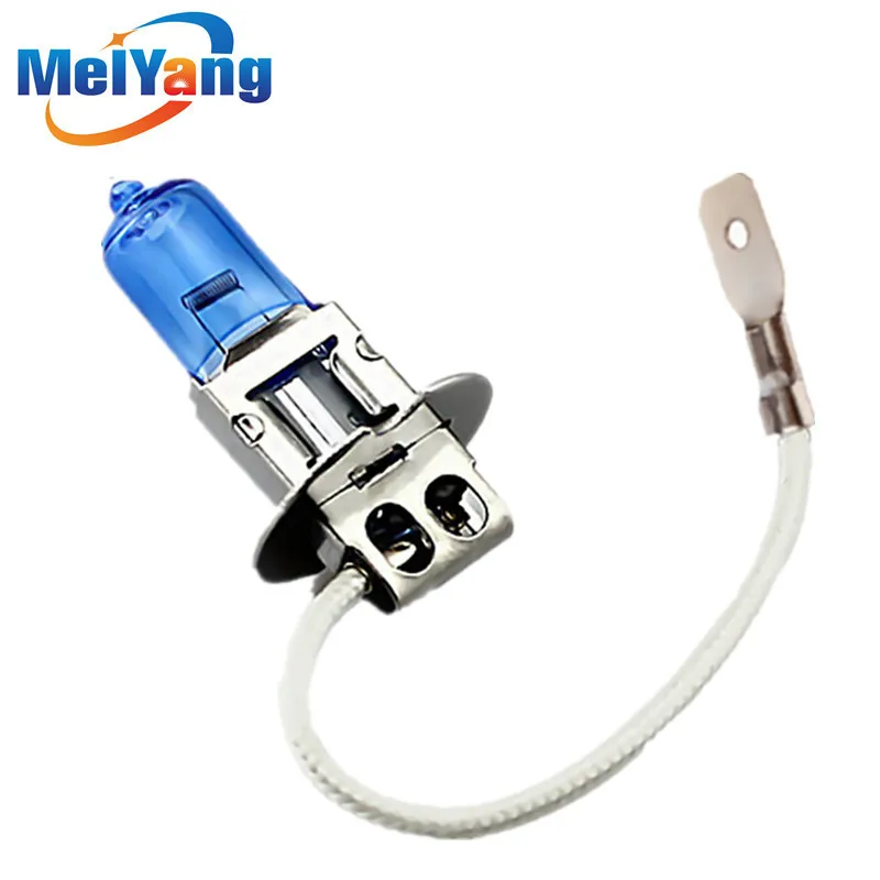 H3 100W 12V Halogen Bulb Super Xenon White Fog Lights High Power Car Headlight Lamp Car Light Source parking auto