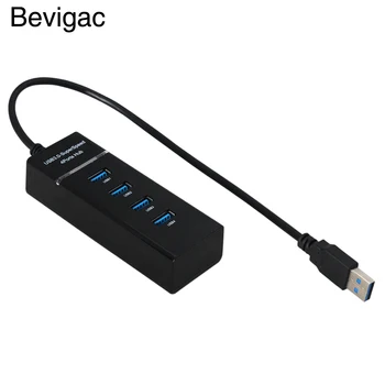

Bevigac 4 Port USB 3.0 High Speed Extender Adapter for Sony Playstation 4 PS4 Slim Pro PS3 Xbox One S Gaming Console PC Laptop