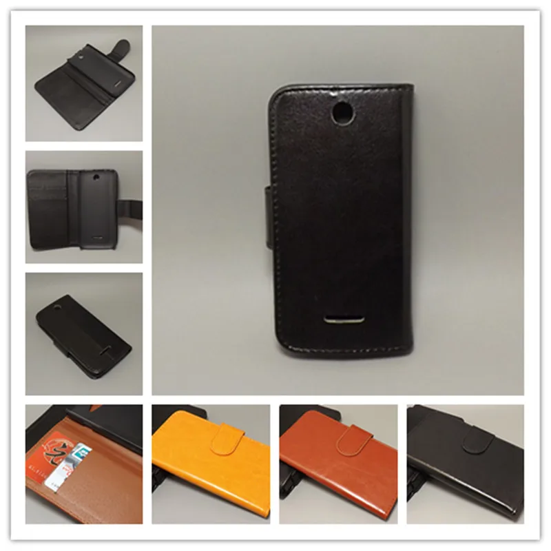Чехол-Кошелек Crazy horse с двумя картами и 2 слотами для карт Nokia 225 Dual SIM/225 | Мобильные