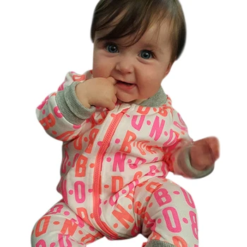 

Newborn Boys Clothes for Babies Toddlers Long Sleeve Letter Printed Baby Girls Children's Overalls Pyjamas Kids Clothing Girls