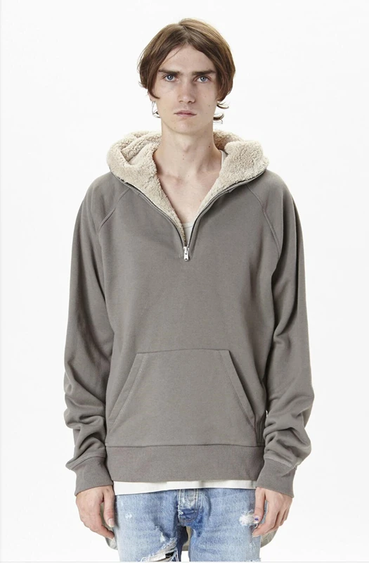 High street Mens Oversized Hoodies 3Colors FOG Fleece