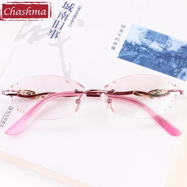 pink tinted reading glasses