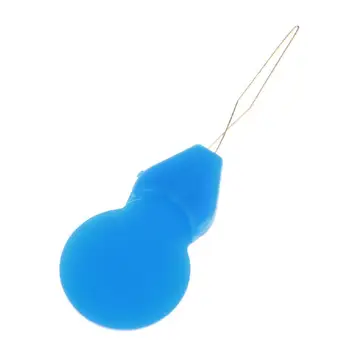 

Beading Needles Threading String Tool Plastic Calabash Shape Bigbeads Needle