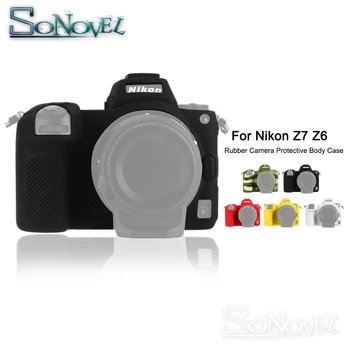 

Top Texture Design Rubber Silicon Case Body Cover Protector Frame Skin for Nikon Z7 Z6 Camera Soft